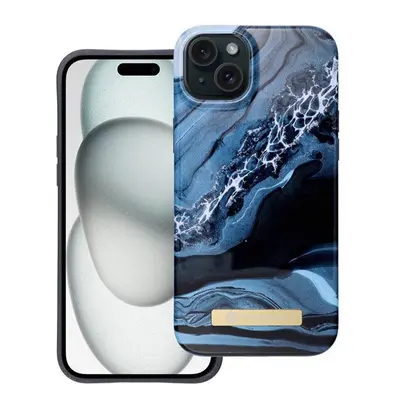 Forcell F-Protect Mirage Apple iPhone 15 Plus Magsafe kompatibilis hátlap tok, márvány minta, ké