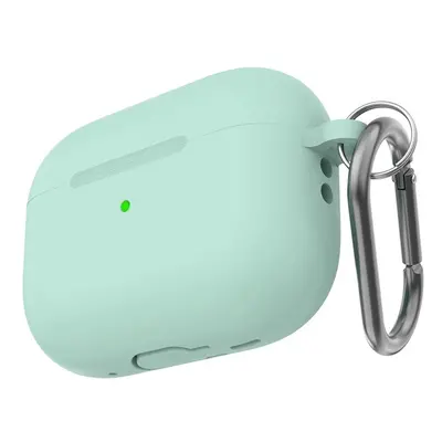 Phoner Simple Apple Airpods Pro 2 szilikon tok, csuklópánttal, menta