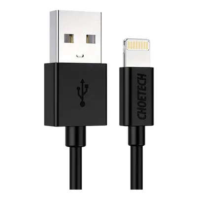 Choetech USB / Lightning MFI töltő- és adatkábel, 1,2m, fekete