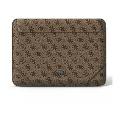 Guess Sleeve 4G Uptown Triangle Logo, GUCS16P4TW 16" laptop tok, barna