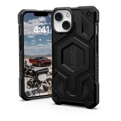 UAG Monarch Pro MagSafe Apple iPhone 14 hátlap tok, Kevlar Black