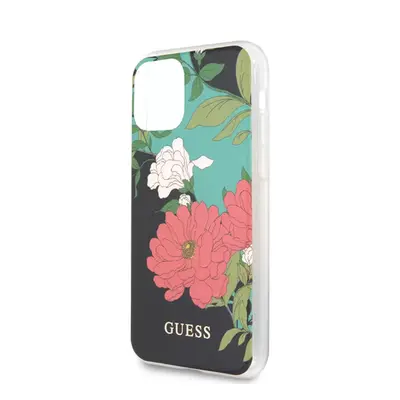 Guess Flower Apple iPhone 11 Pro hátlap tok, virág mintás