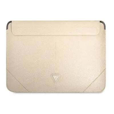 Guess Sleeve Saffiano Triangle Logo, GUCS14PSATLE 14" laptop tok, bézs