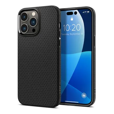 Spigen Liquid Air Apple iPhone 14 Pro tok, Matte Black, fekete