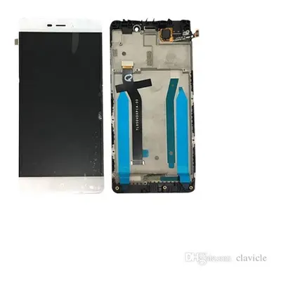 Xiaomi Redmi 4 Pro kompatibilis LCD modul kerettel, OEM jellegű, fehér, Grade S+