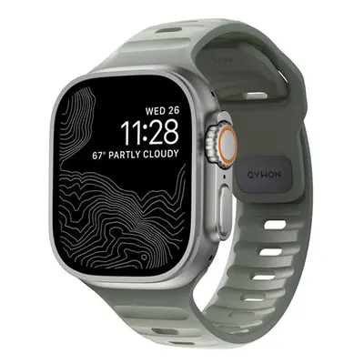 Nomad Sport Apple Watch 42/44/45/49mm M/L szíj, szürke