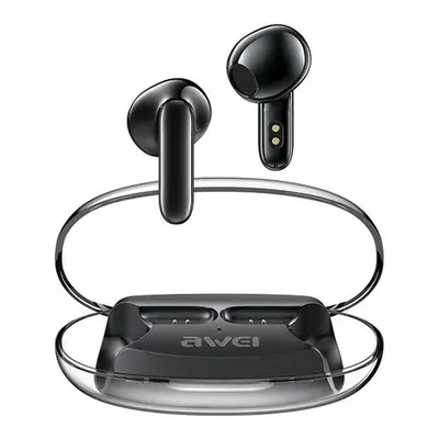 Awei T85 bluetooth 5.3 ENC TWS gamer fülhallgató, fekete