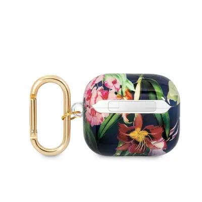 Guess Flower Print Apple Airpods (3. gen) tok, kék