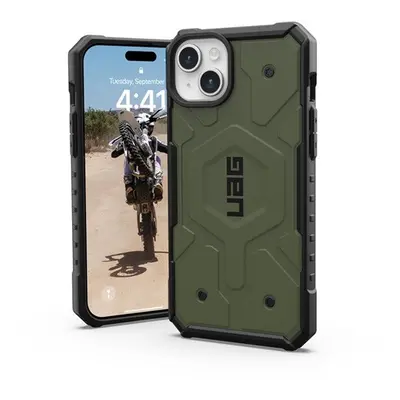 UAG Pathfinder MagSafe Apple iPhone 15 Plus hátlap tok, olive drab