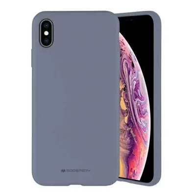 Mercury Silicone Apple iPhone 13 mini szilikon tok, levendula szürke