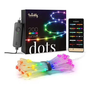 Twinkly Dots okos beltéri LED szalag 200 LED RGB, 10m