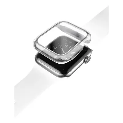 Uniq Garde Apple Watch 4 tok kijelző védelemmel, (40MM) átlátszó