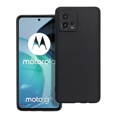 Matt Motorola G72 szilikon tok, fekete