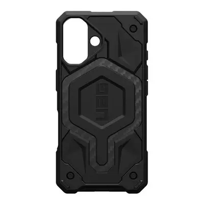 UAG Monarch Apple iPhone 16 hátlap tok, fekete (carbon fiber)