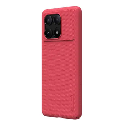 Nillkin Super Frosted Poco X6 Pro 5G műanyag tok, piros