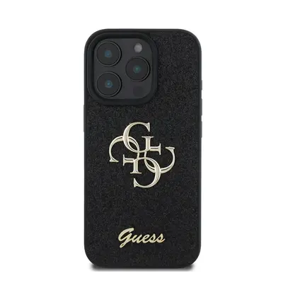 Guess Apple iPhone 16 Pro hátlap tok, fekete/barna GUHCP16LHG4SGK