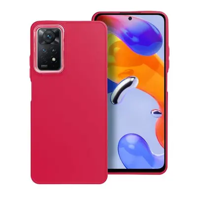 Frame Xiaomi Redmi Note 11 Pro/11 Pro 5G közepesen ütésálló tok kameravédő kerettel, magenta