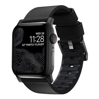 Nomad Active Pro Apple Watch 42/44/45/49mm szíj, fekete