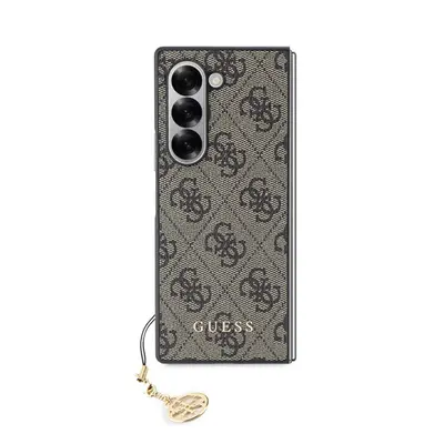 Guess 4G Charm Samsung Galaxy Z Fold6 hátlap tok, barna