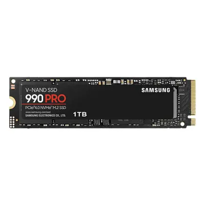 Samsung 990 PRO PCIe 4.0 NVMe 2.0 SSD, 1TB (MZ-V9P1T0BW)