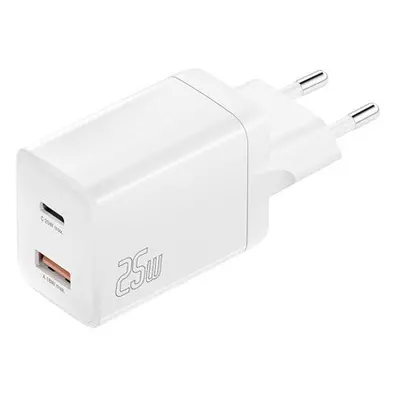 4smarts PDplug Duos töltő adapter Type-C + USB, 25W, fehér