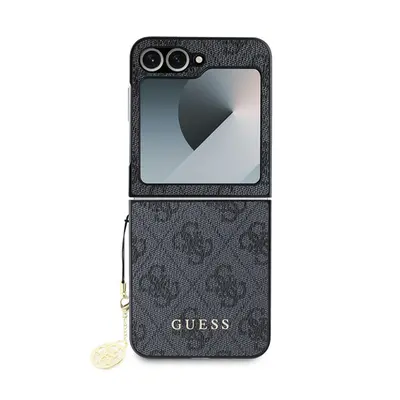 Guess 4G Charm Samsung Galaxy Z Flip6 hátlap tok, szürke