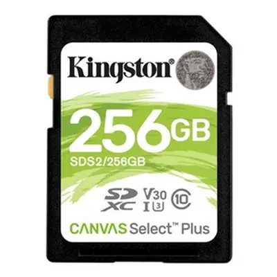 Kingston Canvas Select Plus SDXC 256GB (Class 10), UHS-I memóriakártya adapter nélkül (SDS2/256G