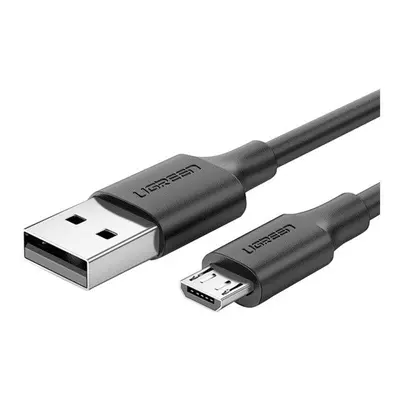 Ugreen USB-A-MicroUSB adatkábel, QC 3.0, 2,4A, 1m, fekete