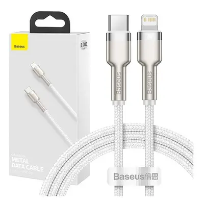 Baseus Baseus Cafule USB-C - Lightning kábel, 20W, 1m, fehér