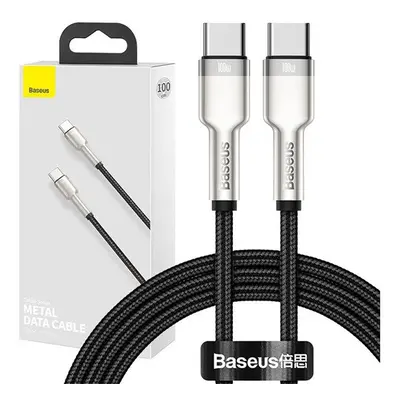 Baseus Cafule USB-C - USB-C kábel, 100W, 1m, fekete