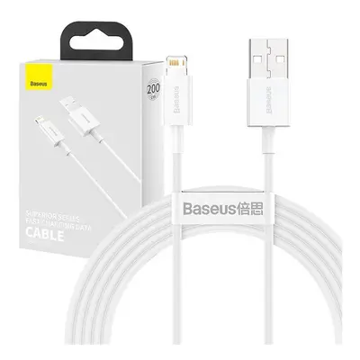 Baseus Superior USB-A - Lightning kábel, 2,4A, 2m, fehér