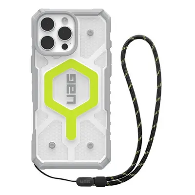 UAG Pathfinder iPhone 16 Pro Max Clear Magsafe tok, Active Neon Lanyard