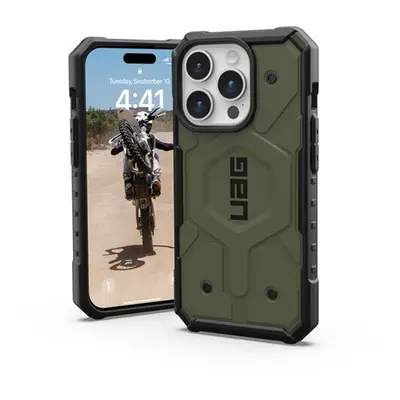 UAG Pathfinder MagSafe Apple iPhone 15 Pro hátlap tok, olive drab