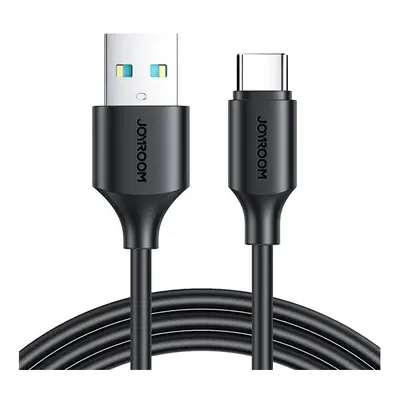 Joyroom S-UC027A9 USB-A-USB-C adatkábel, 3A, 0.25m - fekete