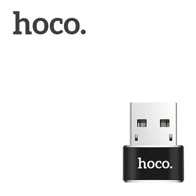 Hoco UA6 OTG adapter USB A - Type C, fekete