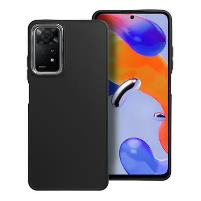 Frame Xiaomi Redmi Note 11 Pro/11 Pro 5G közepesen ütésálló tok kameravédő kerettel, fekete