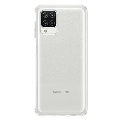 Samsung Galaxy A12 / A12 Nacho Soft Clear Cover gyári tok, átlátszó (EF-QA125TTEGEU)