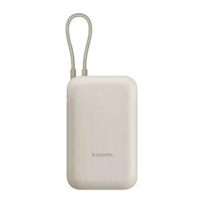 Xiaomi Power Bank 10000mAh integrált kábellel, Tan, világosbarna BHR9072GL