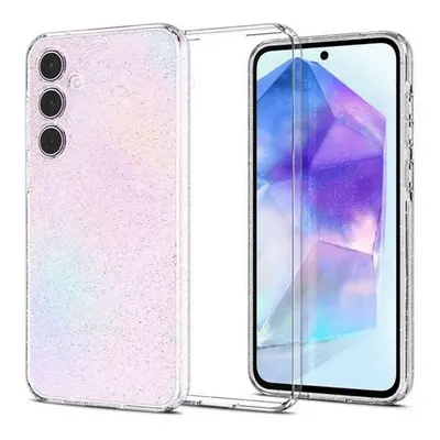 Spigen Liquid Crystal Glitter Samsung Galaxy A55 5G tok, átlátszó ACS07538