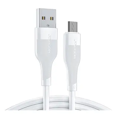 Joyroom S-1030M12 USB-A - microUSB adatkábel 3A, 1m, fehér