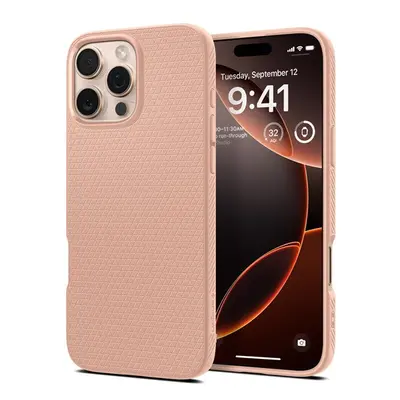 Spigen Liquid Air Apple iPhone 16 Pro tok, Rose Titanium, rozéarany