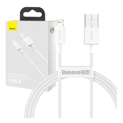 Baseus Superior USB-A - Lightning kábel, 1m, fehér