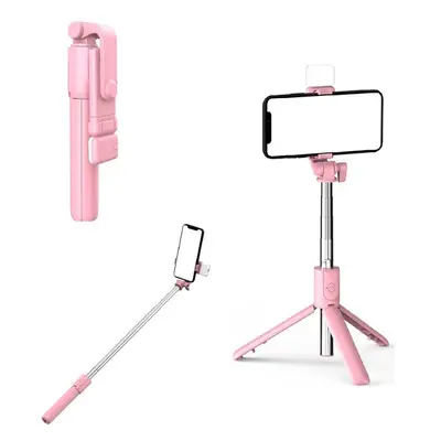 Prémium selfie bot, 19 - 70 cm, forgatható, exponáló gombbal, bluetooth-os, v4.0, tripod, világí