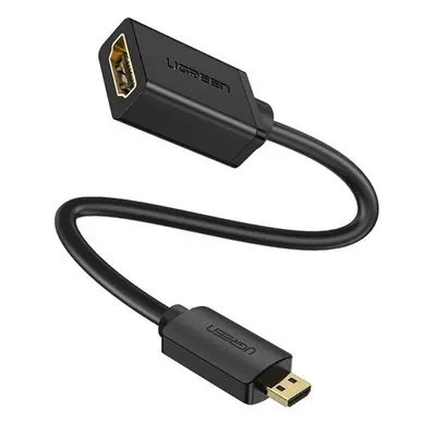 Ugreen 20134 Micro HDMI-HDMI adapter, 20cm, fekete