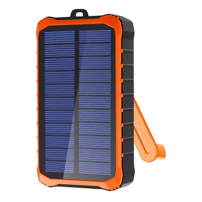 4smarts Solar Prepper napelemes külső akkumulátor, 2XUSB kimenet, 12000mAh Li-ion, fekete