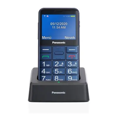 Panasonic KX-TU155EXCN nyomógombos mobiltelefon készülék, kék