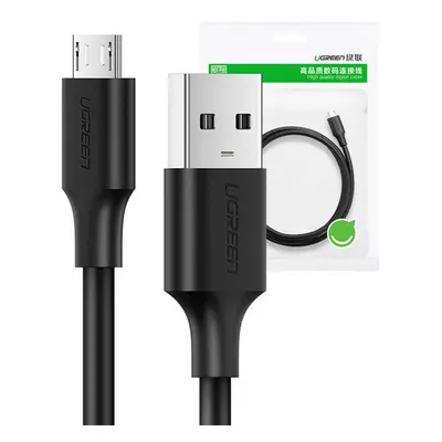 Ugreen micro USB kábel, QC 3.0, 2.4A, 1.5m fekete