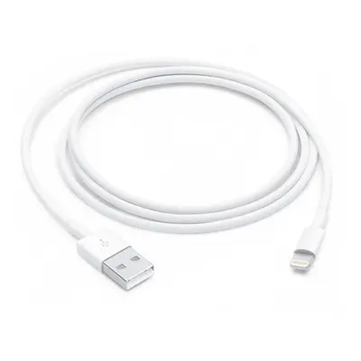 Apple USB / Lightning kábel, 1m, fehér (MUQW3ZM/A) MXLY2ZM/A utód, Retail dobozos