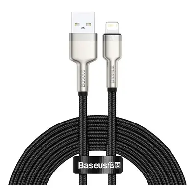 Baseus Cafule USB-Lightning kábel, 2,4A, 2m, fekete