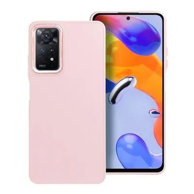 Frame Xiaomi Redmi Note 11 Pro/11 Pro 5G közepesen ütésálló tok kameravédő kerettel, rózsaszín